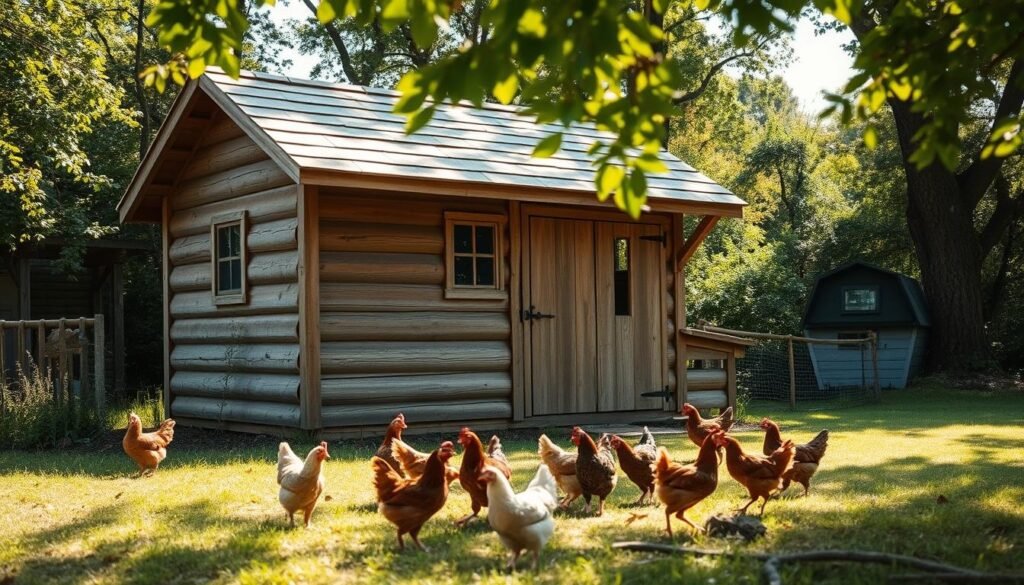 DIY chicken coop shed
