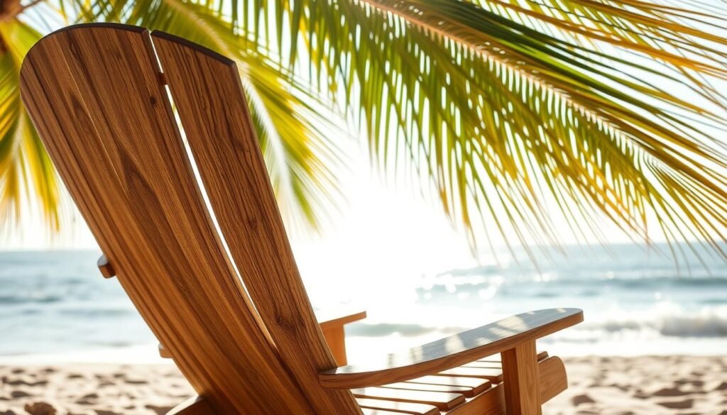 DIY wooden beach chairs