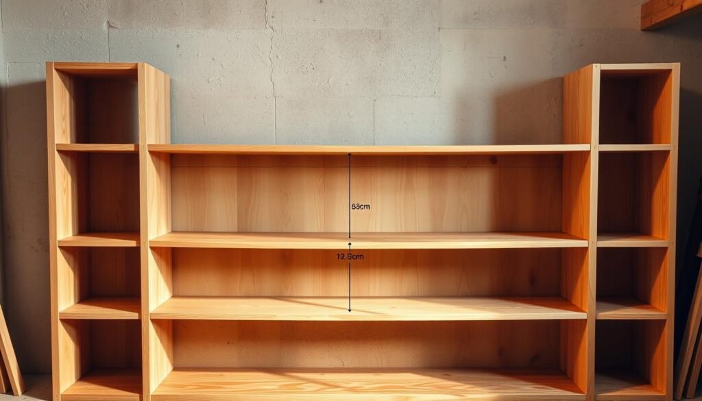 bookshelf plans measurements