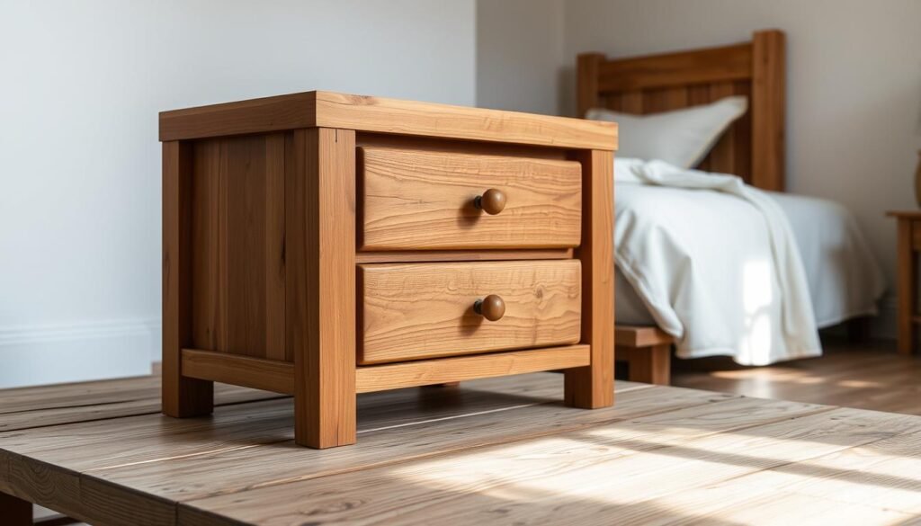 handmade wooden nightstand handmade wooden nightstand