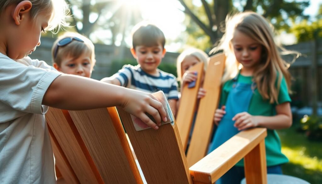 kids Adirondack chair finishing kids Adirondack chair finishing