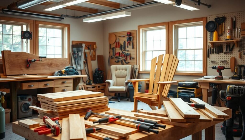workspace for building kids Adirondack chair workspace for building kids Adirondack chair