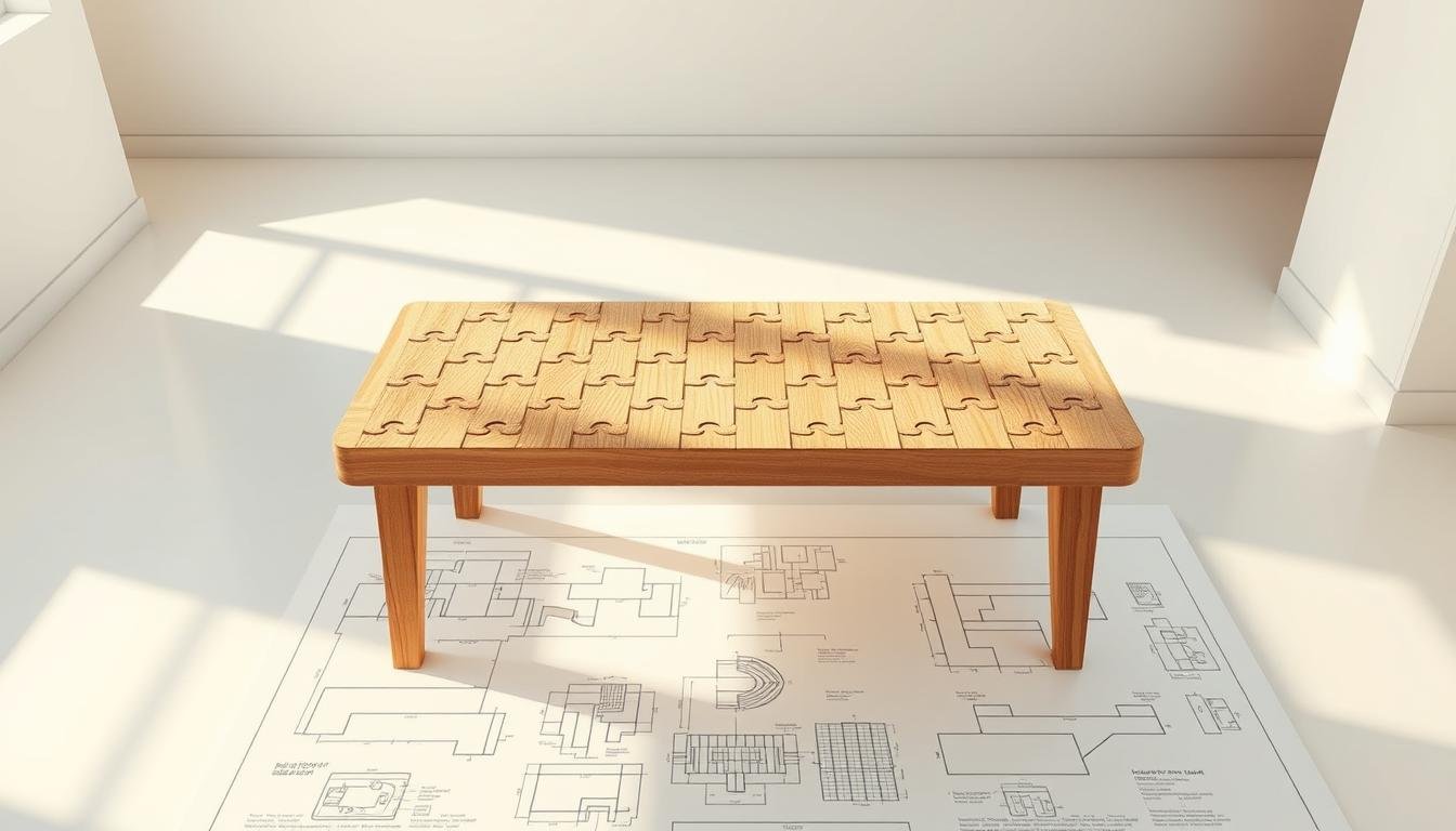 How To Build a Puzzle Coffee Table at home