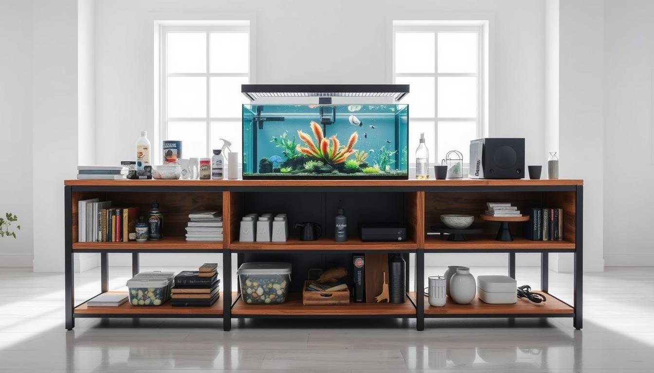 diy fish tank stand